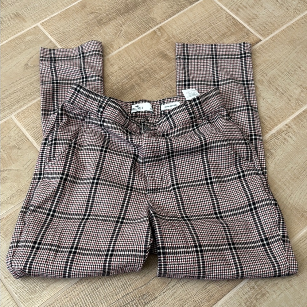 Stylish Plaid High Rise Bottoms